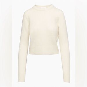 Wilfred Cashmere Luxe Lavish Sweater in Light Birch